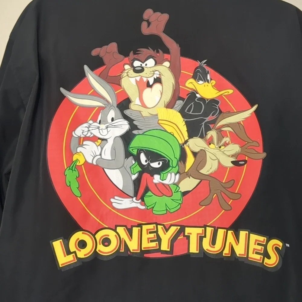 Looney tunes windbreaker size Large Juniors